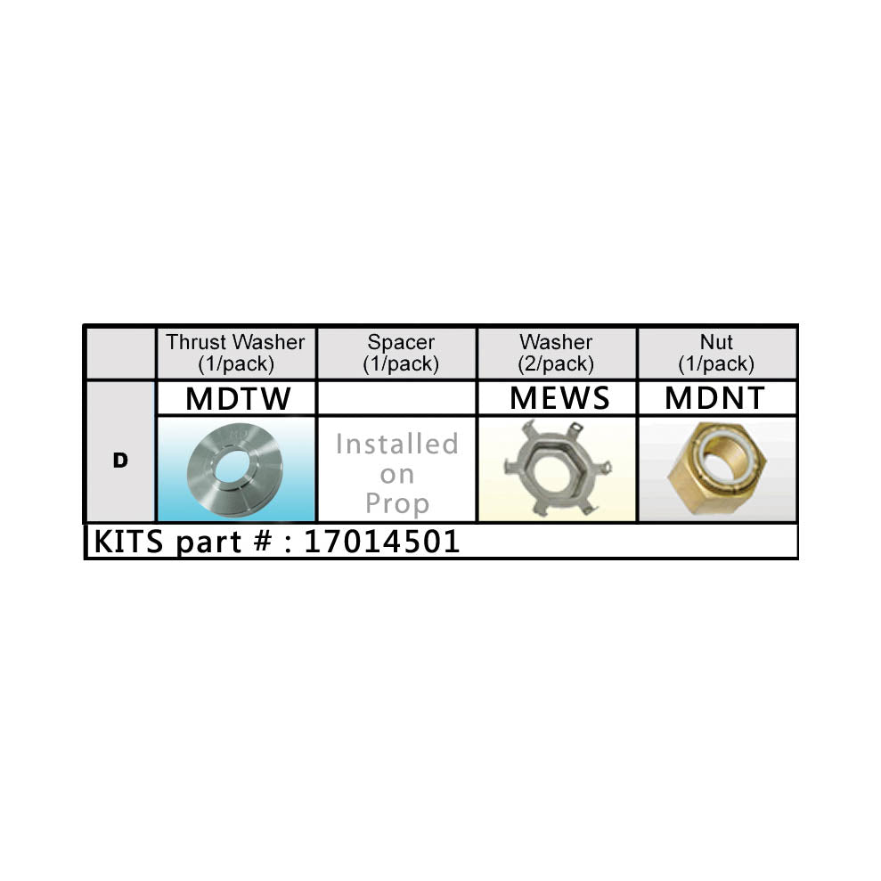Solas Mercury Nut Kit (17014501)